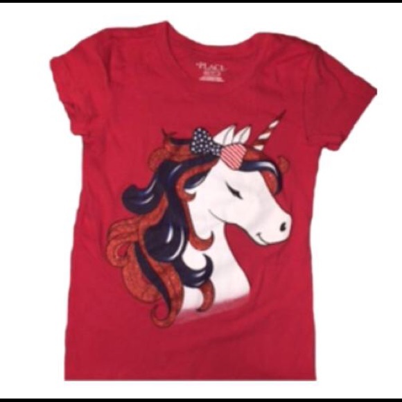 Childrens Place Unicorn T Shirt XS - Picture 2 of 5